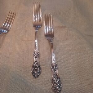 8 Sterling Silver Forks International Sterling Primrose